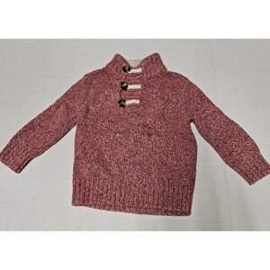 Cat & Jack Toddler 2t Unisex Sweater Pullover With Buttons Long Sleeve.